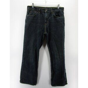 Bullhead Jeans 34X30 Slim Straight Denim Pants Y2K Dark Wash Cotton